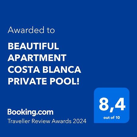Beautiful Apartment Costa Blanca Private Pool! Oliva Luaran gambar